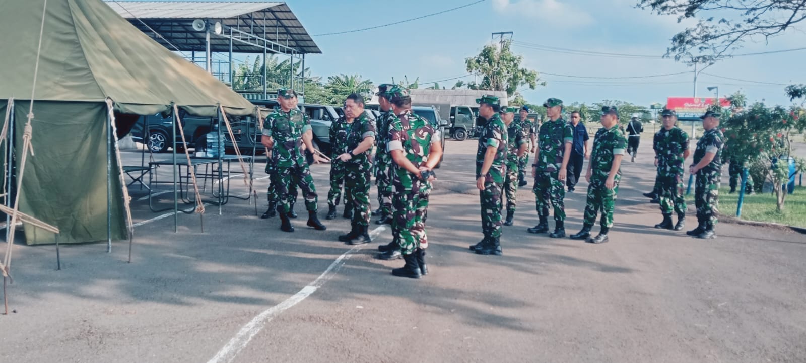 Pangdam Jaya Tinjau Langsung Persiapan Markas Sementara Yonif TP 843 di Cibitung