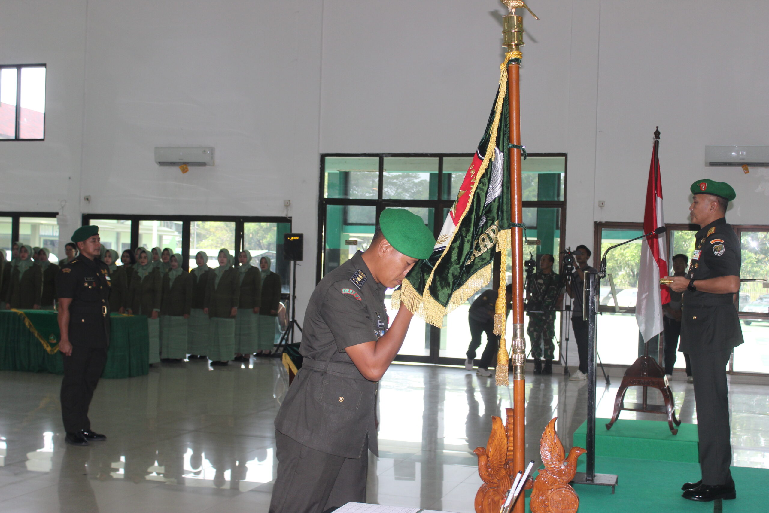 Kodim 0509 Kabupaten Bekasi Sambut Letkol Arh Sabdho Aji Wibowo Sebagai Komandan Baru
