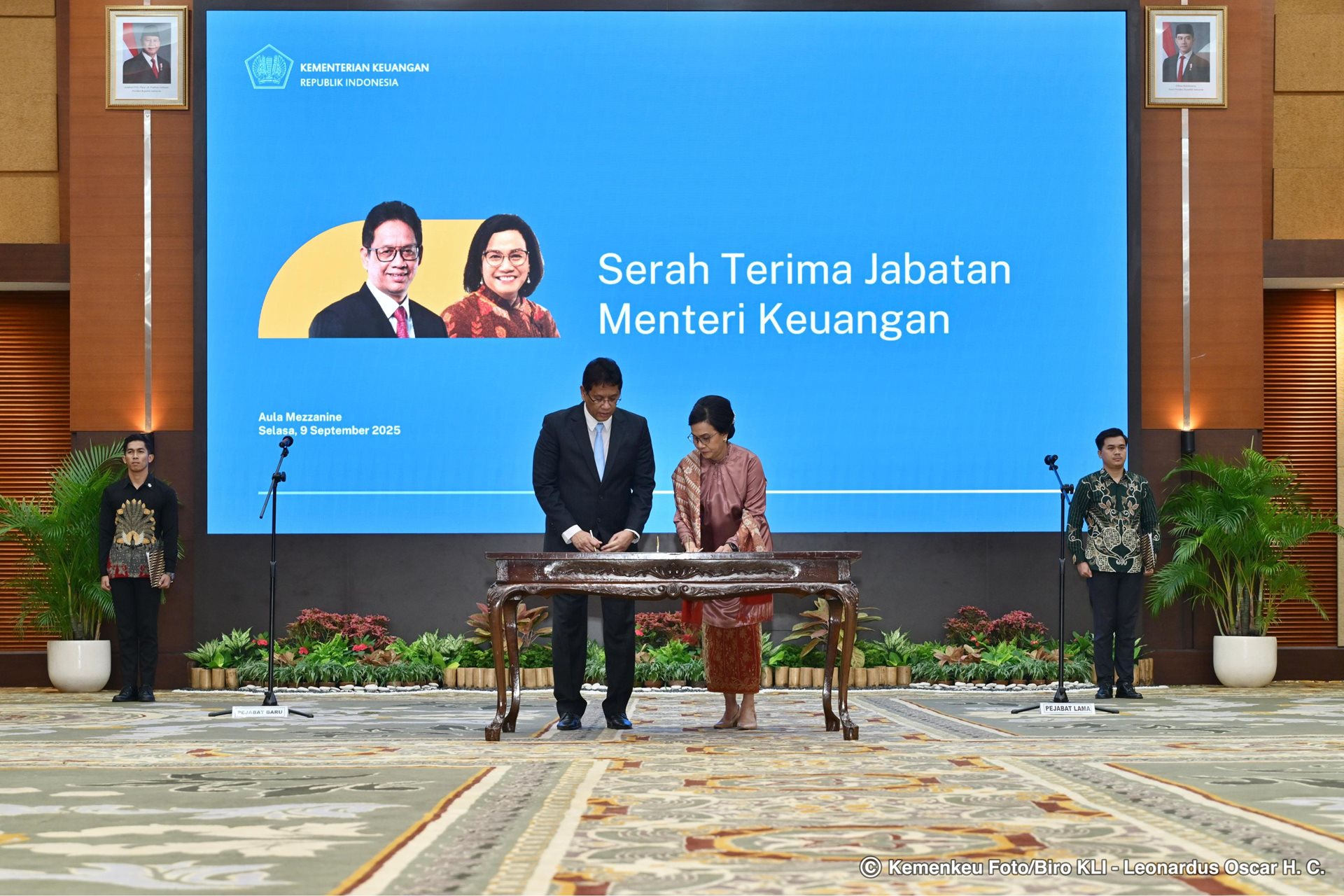 Purbaya Yudhi Sadewa Resmi Gantikan Sri Mulyani sebagai Menteri Keuangan